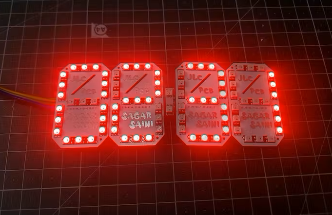 ESP8266 digital clock DIY