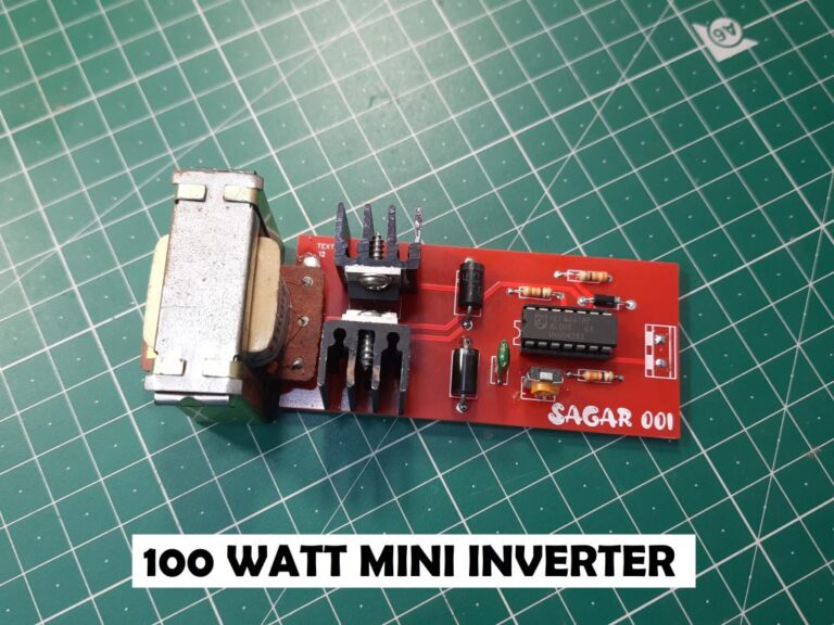 Mini Inverter Circuit 12v To 220volt